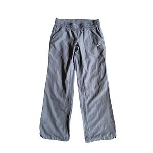 Nike Dri-FIT Gray Straight Leg Athletic Pants Medium Gorpcore Gym Baggy Dance